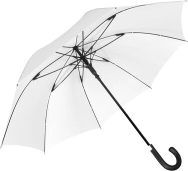 iX-brella Fiberglass Automatic Folding Umbrella with Raindrop Wetprint - Color Changing Umbrella (White)