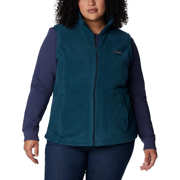 Жіночий жилет Columbia Benton Springs Plus Size з флісу, XXL, Night Wave