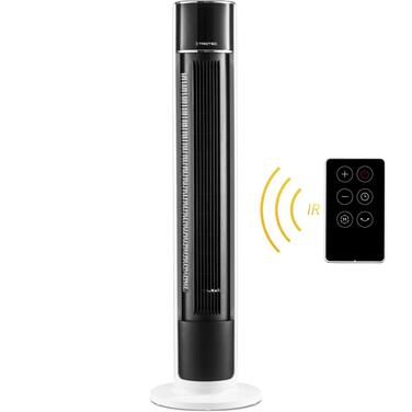 Вентилятор Tower TROTEC TVE 39 T з автоматичним обертанням 60°, LED-дисплеєм та 6 швидкостями, 45 Вт