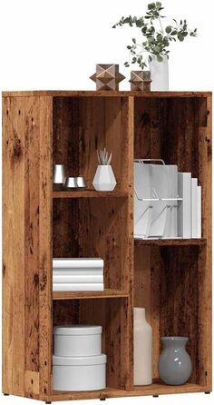 vidaXL Artisan Oak Bookshelf - 50x25x80 cm