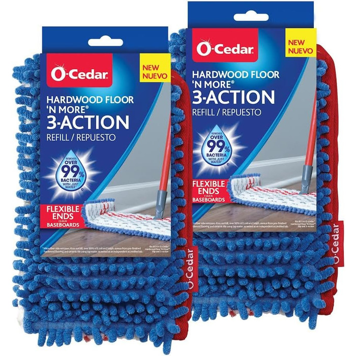 O-Cedar Dual-Action Microfiber Flip Mop Refill