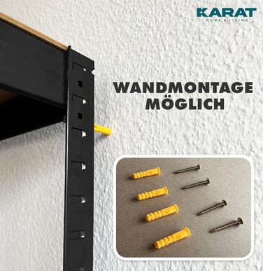 KARAT Heavy-Duty Shelving Unit, 2-Piece Set