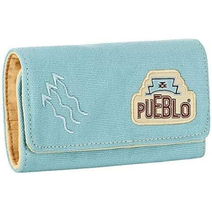 Тютюнова сумка PUEBLO, синя, зовнішня частина з канвасу, внутрішня з поліестеру, тютюновий кейс для самокруток