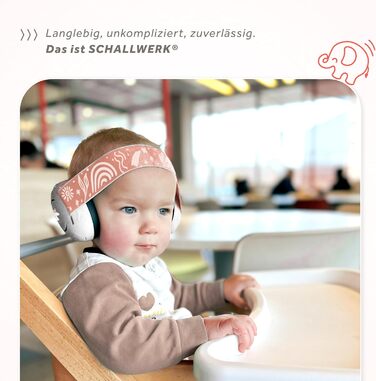 Schallwerk Mini+ - Навушники-захисники для малюків: захист від шуму, преміум-якість, єдиноріг Dusty