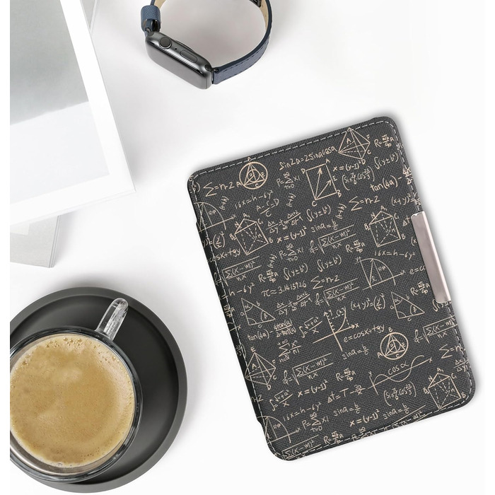 Чохол-книжка kwmobile для Tolino Shine 3 - яскравий чохол для eReader, блакитний, жовтий, зелений (комбінація зелено-жовтий)