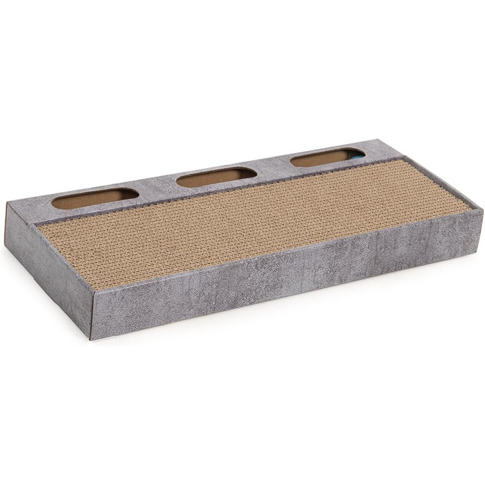 CanadianCat Company | Coleen Cat Activity Mat, Intelligence Toy for Cats, Interactive Activity Mat for Cats, Play Mat, Grey/Brown, 110 x 90 cm (Replacement Cardboard)