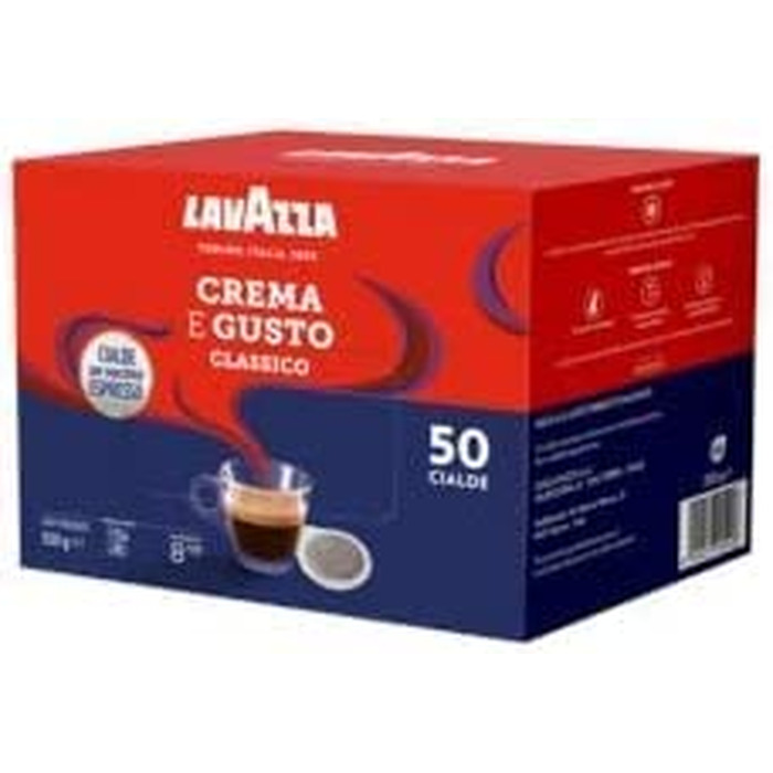 Кава в п.о.дс Lavazza Espresso Crema E Gusto, набір 50 шт, для кавомашин ESE