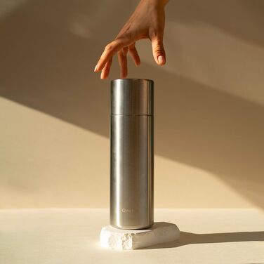 Qwetch Stainless Steel Thermos Flask - 750ml Insulated Bottle & Travel Mug - 24h Cold & 12h Hot - Leakproof, BPA-Free, for Coffee & Tea
