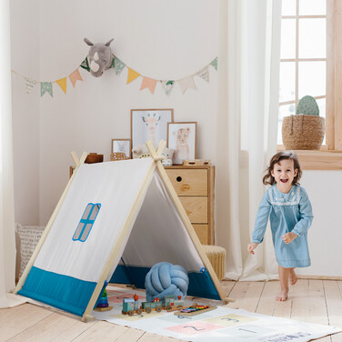 Relaxdays Flat Play Tent for Children