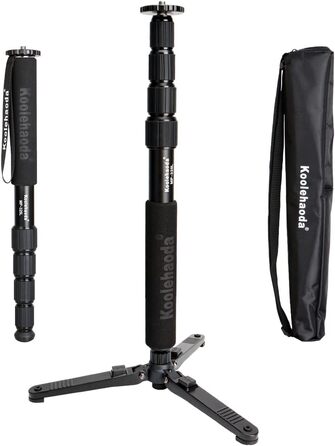 Монопод Koolehaoda K-09 з кульковою головкою для DSLR-камер, алюмінієвий, висота до 175 см, діаметр 32 мм