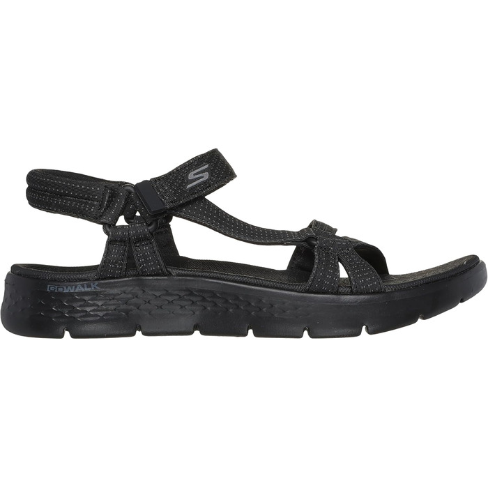 Сандалі жіночі Skechers Go Walk Flex Sublime чорного кольору, текстиль, 39 EU