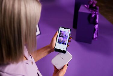 Canon Zoemini 2: Портативний фотодрук, Bluetooth 5.0, USB-C зарядка, комплект з папером ZP-2030-2C (Рожеве золото)