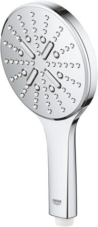 Душова лійка GROHE Vitalio SmartActive 150, водозберігаюча, 9 л/хв (ручна, 3 режими, Antikalk, універсальний під'єднання, хром, 130 мм)