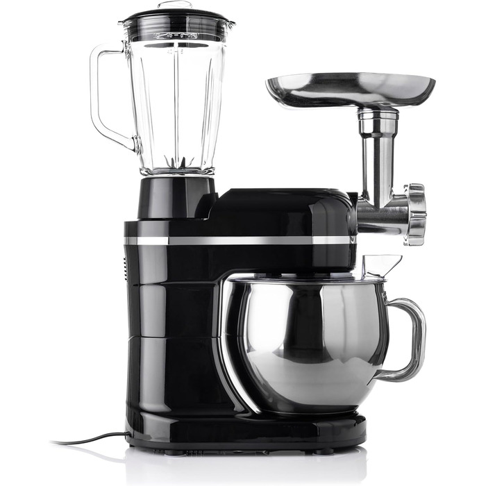 Lehmann Universal Kitchen Machine 3-in-1 Set | Stand Mixer with Planetary Mixing System | Multifunctional Kitchen Machine with Meat Grinder | Includes 1.5L Juice Extractor and 5L Stainless Steel Bowl