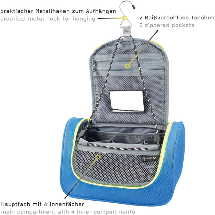 Сумка для ванни Tee-UU Hero | Міцна, організована, різні кольори (блакитний)