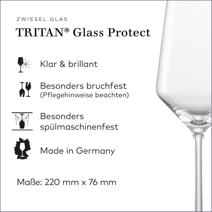 Кельхі для білого вина Riesling від Zwiesel Glas (2 шт.), Tritan®-кришталь, Made in Germany