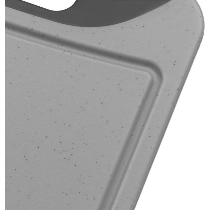 Silit Cutting Board Plastic Set, 2-Piece, Kitchen Board with Juice Groove, Hanging/Carrying Handle, 2 Sizes, Blade-Friendly
