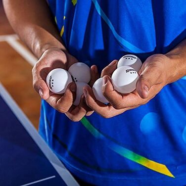 Champion Sports Тенісні м'ячі для настільного тенісу, 3 зірки (білі, 38 шт)