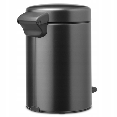 Сміттєвий кошик Brabantia NewIcon з педаллю, 3 л, графітовий