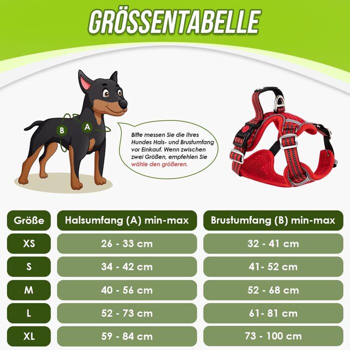 Шлейка для собак маленьких та середніх порід, Air Mesh дихаюча, з м'якою ручкою та замикаючими карабінами, вибухостійка, світловідбиваюча, червона, XS