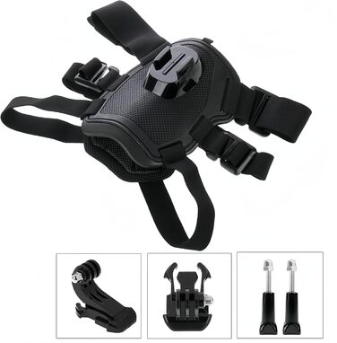 Шлейка для собак з кріпленням GoPro та DJI Osmo, м'яка, регульована, для собак різних розмірів