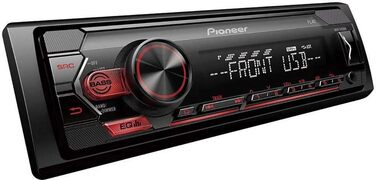Автомагнітола Pioneer MVH-S120UB 1DIN, USB, MP3, AUX, Android, 4x50Вт, RDS, еквалайзер, ARC App, чорна, без Bluetooth