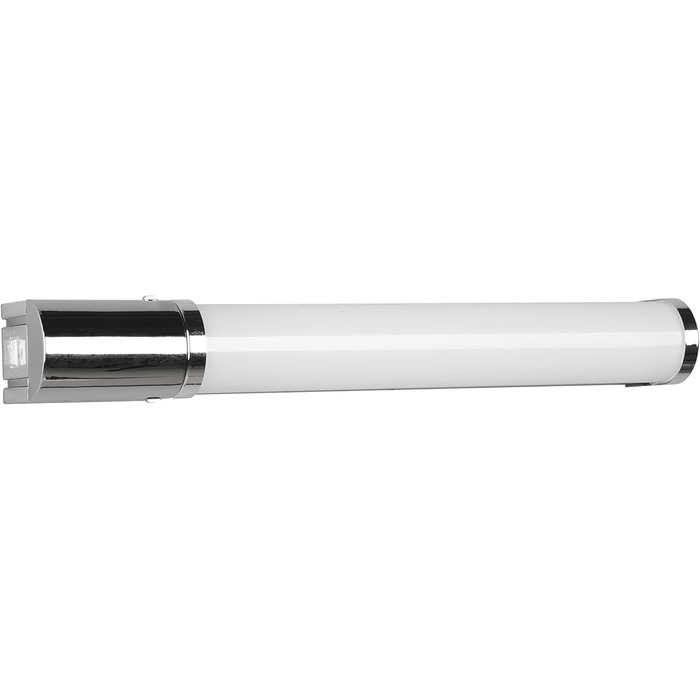 Trio Leuchten LED Bathroom Wall Light Piera 284074206, Chrome-colored plastic, includes 8 Watt LED, switch, socket, chrome