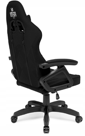 Ігрове крісло IMBA seat Guardian, тканина, чорний