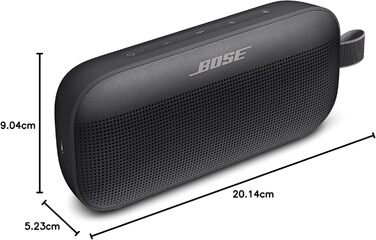 Bose SoundLink Flex: Портативна Bluetooth колонка, водонепроникна, чорного кольору