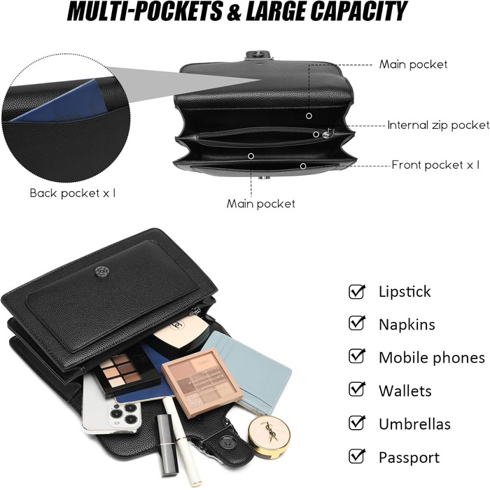 Сумка жіноча Travistar через плече: Кросбоді, клатч, вечірня, міська, шкіряна - коричнева (T019)