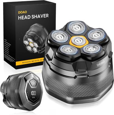 Електричний гоління голови для чоловіків DOAO 2025: водонепроникний, 6D, плаваюча головка, USB-C, для подорожей