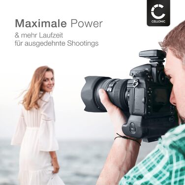 Акумуляторний хват CELLONIC MB-D15 для Nikon D7100/D7200, сумісний з акумулятором EN-EL15, вертикальний хват для камери