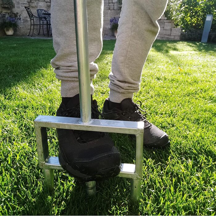 Thick Green Garden Fork Aerator Lawn Aerator Aerating Fork Aerator Lawn Sanding Improved Quality