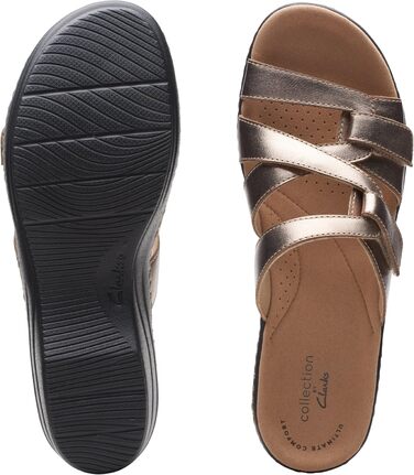 Сріблясті сандалі Clarks Merliah Karli жіночі, 38 EU - елегантне взуття для літа