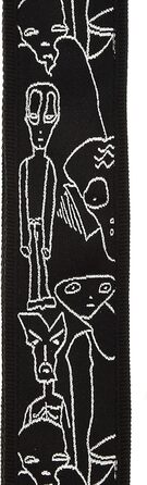 Ремінь для гітари D'Addario Planet Waves Joe Satriani Collection Silver Sketches, 152 см, 50 мм