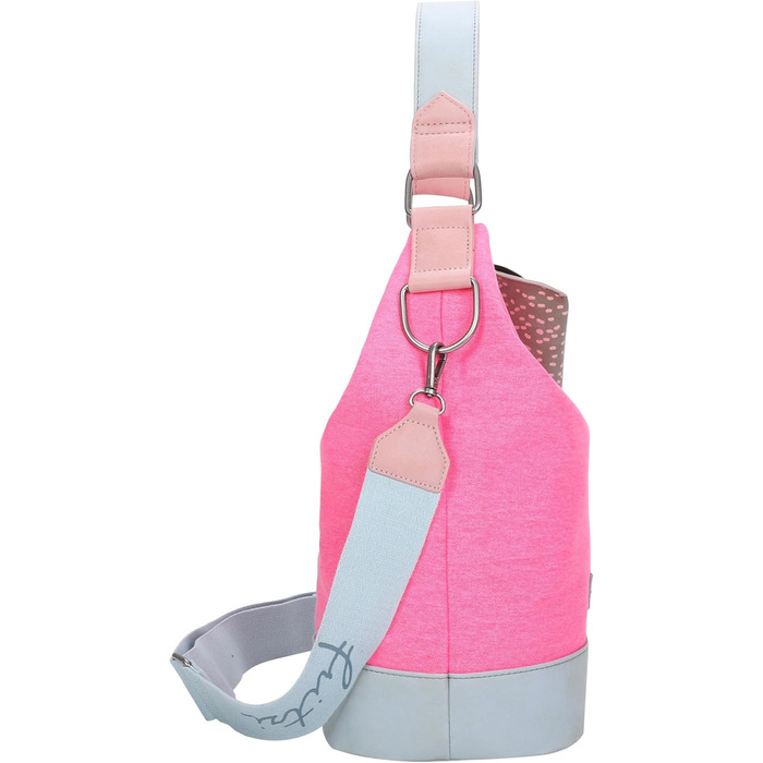 Сумка жіноча Fritzi Izzy Olga Canvas Hobo (бавовна) через плече, міська, пляжна, веганська, з чохлом для окулярів, 37x27x17 см, чорний/рожевий/помаранчевий/зелений/блакитний/рожевий/ліловий/м'ятний/бежевий/неоновий рожевий