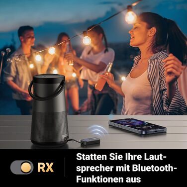 Bluetooth-ресивер UGREEN AptX 5.3 HiFi аудіо-адаптер для стереосистем та колонок