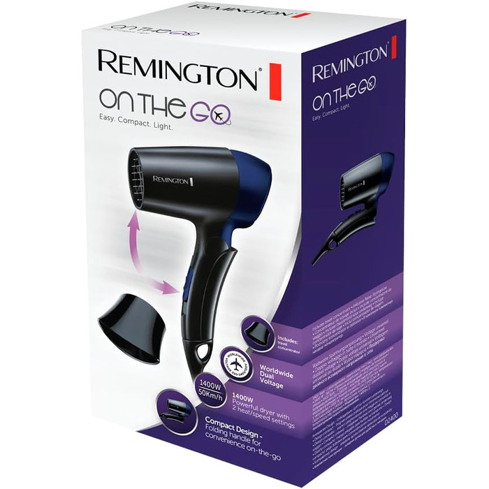 Випрямляч для волосся Remington On The Go S2880 - компактний випрямляч для подорожей, 15 см, керамічне покриття, 200°C, 1 шт.