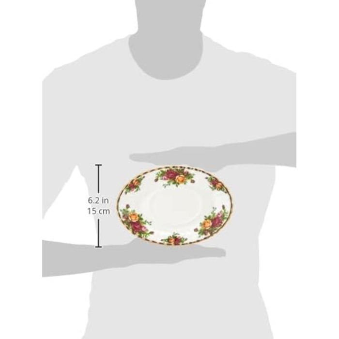 Old Country Roses by Royal Albert 21.5 cm Sauce Boat Stand