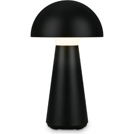 LED настільна лампа BRILONER бездротова з торшером, диммування, тепле світло, 28x16 см, чорний колір