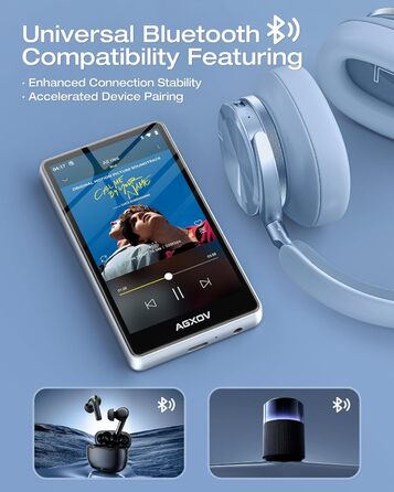 MP3 плеєр 144GB з Bluetooth та Wi-Fi, 4.02