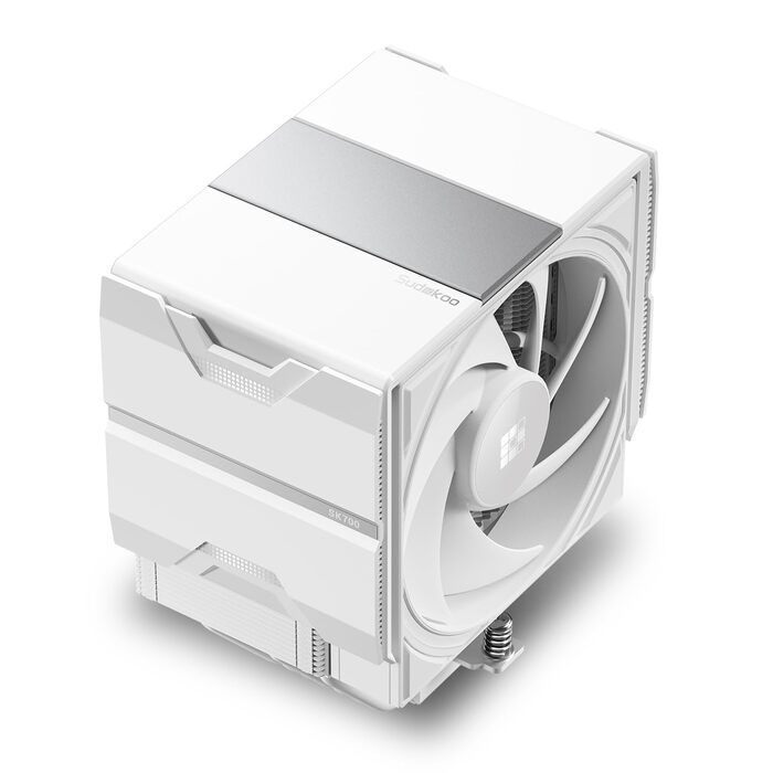 Система охолодження CPU Sudokoo SK700 White для AM5 з 120 мм вентилятором та 7 heatpipes - білий кулер для процесора з повним доступом до RAM, 5 років гарантії