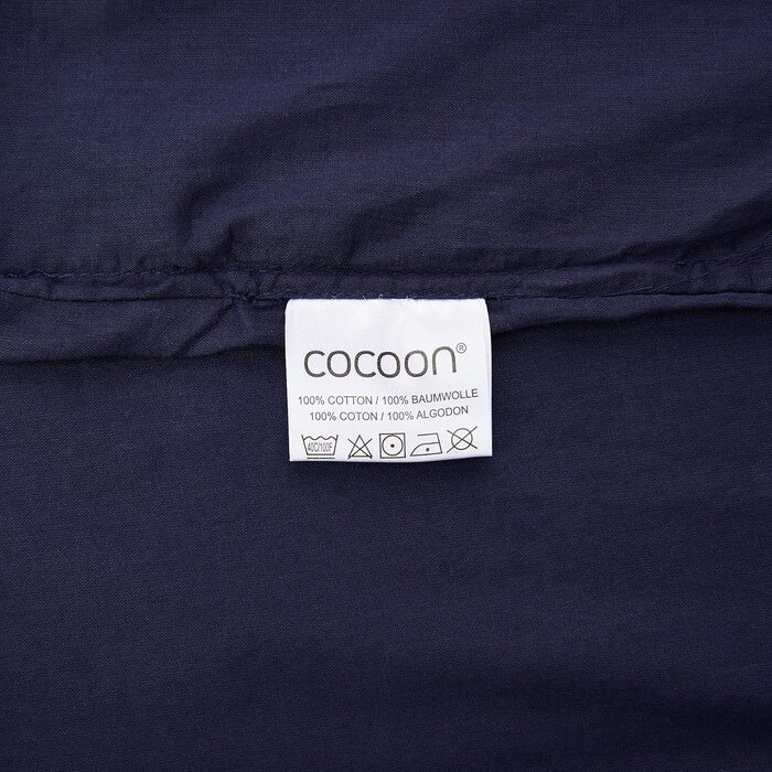 Спальний мішок-вкладиш Cocoon Mummyliner з єгипетської бавовни, синій