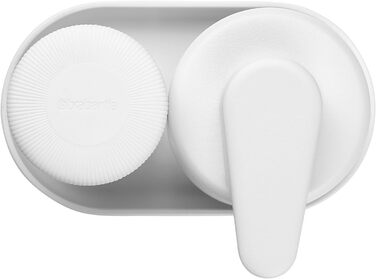 Brabantia Набір дозаторів для мила та засобів для миття посуду, 2 шт., сірий Infinite Grau, 2x200 мл, металевий з текстурованою поверхнею