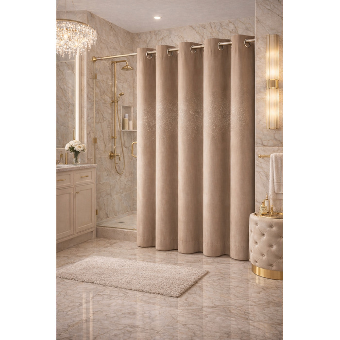 Текстильна штора для ванни NOW-ART, 150 x 180 см