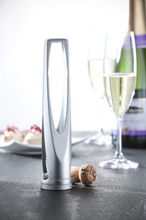Le Creuset штопор для ігристих вин Pop Bulle, екстрактор корків шампанського, сірий, 24x8x8 см