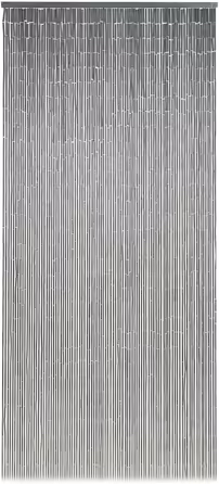 vidaXL Insect Screen Door Curtain Fly Screen Decorative Curtain Bamboo Curtain Room Divider Thread Curtain Decor for Balcony Door Bamboo 100x200cm (H200 x W90 cm (1-Pack))