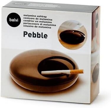Пепельниця Balvi Pebble з кришкою, керамічна, сучасний дизайн