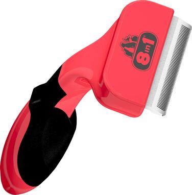 Щітка для вичісування підшерстка DeShedder L - 8 в 1 для великих собак (коротко- та довгошерстих)