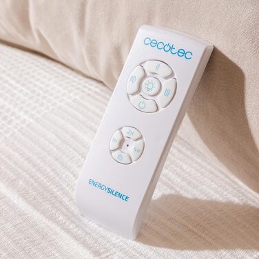 Стеляний вентилятор Cecotec EnergySilence Aero 495 з LED-підсвічуванням, 55W, діаметр 42 дюйми, 5 лопатей, сталь, пульт, таймер 8 год, 3 швидкості